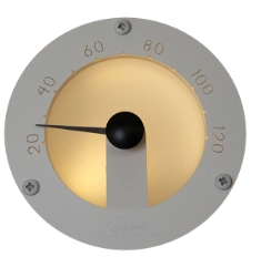 Rundt termometer hvit for 2-4 mm fibere