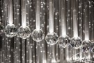 Fiberoptisk lyskrone med 150 krystaller thumbnail