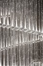 Fiberoptisk lyskrone med 150 krystaller thumbnail