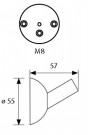 CRB-30 LED Håndkleholder thumbnail